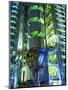 Lloyds Building at Night, City of London, London, England, United Kingdom, Europe-Lee Frost-Mounted Photographic Print