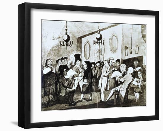 Lloyds Coffee House-null-Framed Giclee Print