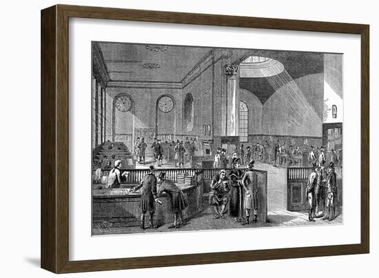 Lloyds Subscription Room-null-Framed Art Print