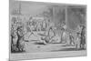 Llustration of a Scene at the Fleet Prison, from Pierce Egan's Life in London, 1820-Isaac Robert Cruikshank-Mounted Giclee Print