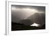 Llyn Bochlwyd, and the Ogwen Valley from Glyder Fach, Snowdonia National Park, Gwynedd, Wales-Peter Barritt-Framed Photographic Print