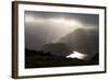 Llyn Bochlwyd, and the Ogwen Valley from Glyder Fach, Snowdonia National Park, Gwynedd, Wales-Peter Barritt-Framed Photographic Print