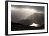Llyn Bochlwyd, and the Ogwen Valley from Glyder Fach, Snowdonia National Park, Gwynedd, Wales-Peter Barritt-Framed Photographic Print