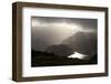 Llyn Bochlwyd, and the Ogwen Valley from Glyder Fach, Snowdonia National Park, Gwynedd, Wales-Peter Barritt-Framed Photographic Print