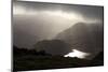 Llyn Bochlwyd, and the Ogwen Valley from Glyder Fach, Snowdonia National Park, Gwynedd, Wales-Peter Barritt-Mounted Photographic Print