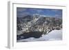 Llyn Cau and Summit of Cader Idris in Winter Sun-Peter Barritt-Framed Photographic Print