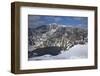 Llyn Cau and Summit of Cader Idris in Winter Sun-Peter Barritt-Framed Photographic Print