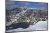 Llyn Cau and Summit of Cader Idris in Winter Sun-Peter Barritt-Mounted Photographic Print