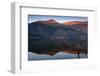 Llyn Cwellyn, the Beddgelert Forest and Y Garn at first light, Snowdonia National Park, Eryri-Alan Novelli-Framed Photographic Print