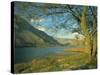 Llyn Gwynant (Lake Gwynant), Gwynedd, North Wales, UK, Europe-Lee Frost-Stretched Canvas