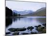 Llyn Mynbyr in the Early Morning, with Snowdonian Mountains Behind, Capel Curig, North Wales-Raj Kamal-Mounted Photographic Print