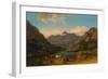 Llyn Nantlle, North Wales, C.1777-George the Elder Barret-Framed Giclee Print