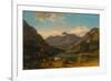 Llyn Nantlle, North Wales, C.1777-George the Elder Barret-Framed Giclee Print