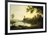 Llyn Peris and Dolbadarn Castle, North Wales-Richard Wilson-Framed Giclee Print