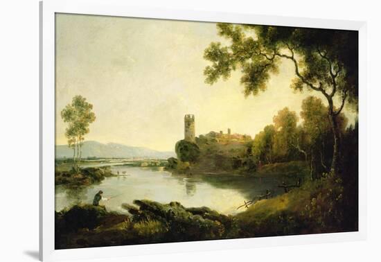 Llyn Peris and Dolbadarn Castle, North Wales-Richard Wilson-Framed Giclee Print