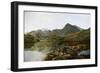 Llyn Y Cwm Fflynnon, North Wales-Sidney Richard Percy-Framed Giclee Print