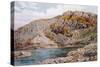 Llyn-Y-Gader and Foxes' Path, Cader Idris-Alfred Robert Quinton-Stretched Canvas