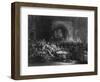 Llywelyn Banqueting-George Cattermole-Framed Art Print