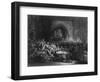 Llywelyn Banqueting-George Cattermole-Framed Art Print