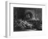 Llywelyn Banqueting-George Cattermole-Framed Art Print