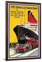 Lms Express/Cunard Poster-null-Framed Giclee Print