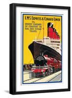 Lms Express/Cunard Poster-null-Framed Giclee Print