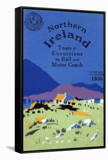 LMS-NCC Northern Ireland Tours Brochure Cover, 1935-null-Framed Stretched Canvas