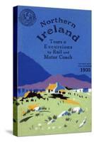 LMS-NCC Northern Ireland Tours Brochure Cover, 1935-null-Stretched Canvas