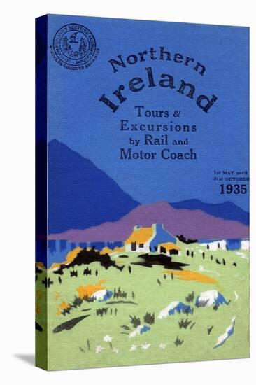 LMS-NCC Northern Ireland Tours Brochure Cover, 1935-null-Stretched Canvas