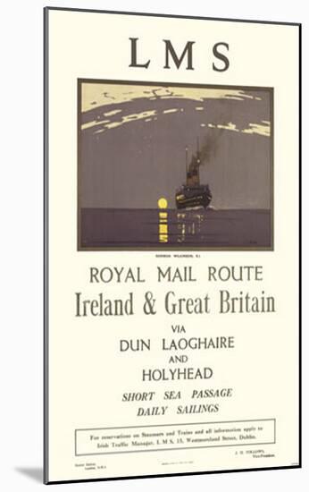 LMS Royal Mail Route-null-Mounted Poster