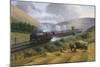LMS The Royal Scot, Tebay Troughs, 1935-Gerald Broom-Mounted Giclee Print