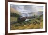 LMS The Royal Scot, Tebay Troughs, 1935-Gerald Broom-Framed Giclee Print