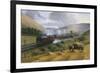 LMS The Royal Scot, Tebay Troughs, 1935-Gerald Broom-Framed Giclee Print