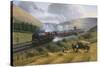 LMS The Royal Scot, Tebay Troughs, 1935-Gerald Broom-Stretched Canvas