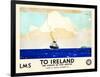 LMS To Ireland-Norman Wilkinson-Framed Art Print