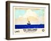 LMS To Ireland-Norman Wilkinson-Framed Art Print