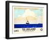 LMS To Ireland-Norman Wilkinson-Framed Art Print