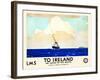 LMS To Ireland-Norman Wilkinson-Framed Art Print