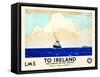 LMS To Ireland-Norman Wilkinson-Framed Stretched Canvas