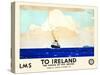 LMS To Ireland-Norman Wilkinson-Stretched Canvas
