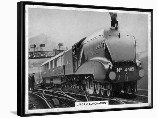 LNER Coronation-null-Framed Stretched Canvas