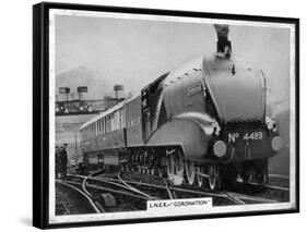 LNER Coronation-null-Framed Stretched Canvas