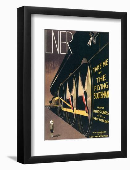 LNER, Take Me By the Flying Scotsman-A^ R^ Thomson-Framed Art Print