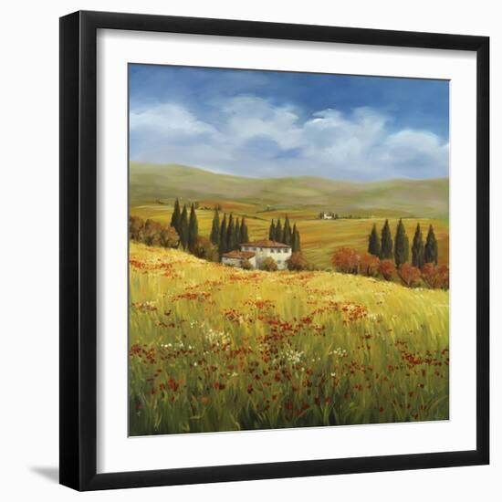 Lo Splendor De La Toscana-Tim Howe-Framed Giclee Print