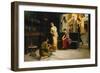 Lo Stilisa, Pompeii (Oil on Canvas)-Ettore Forti-Framed Giclee Print