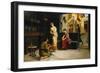 Lo Stilisa, Pompeii (Oil on Canvas)-Ettore Forti-Framed Giclee Print