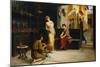 Lo Stilisa, Pompeii (Oil on Canvas)-Ettore Forti-Mounted Giclee Print