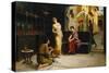 Lo Stilisa, Pompeii (Oil on Canvas)-Ettore Forti-Stretched Canvas