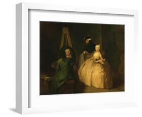 Lo Studio Del Pittore (The Artist's Studio)-Pietro Longhi-Framed Giclee Print