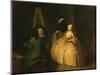 Lo Studio Del Pittore (The Artist's Studio)-Pietro Longhi-Mounted Giclee Print